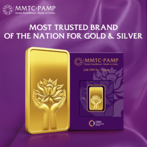 MMTC PAMP 20 gram gold bar promoting trusted quality